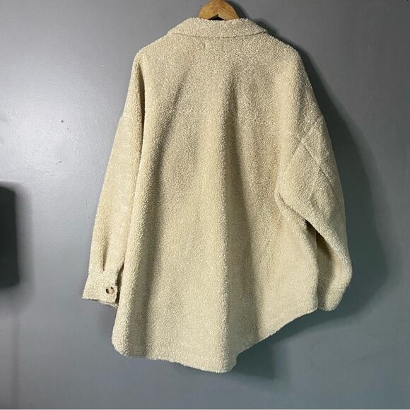 Faux Suede Barn Coat Jacket Style Cozy Fall Western Cowgirl in Tan 2X 3X NWT - Picture 5 of 9